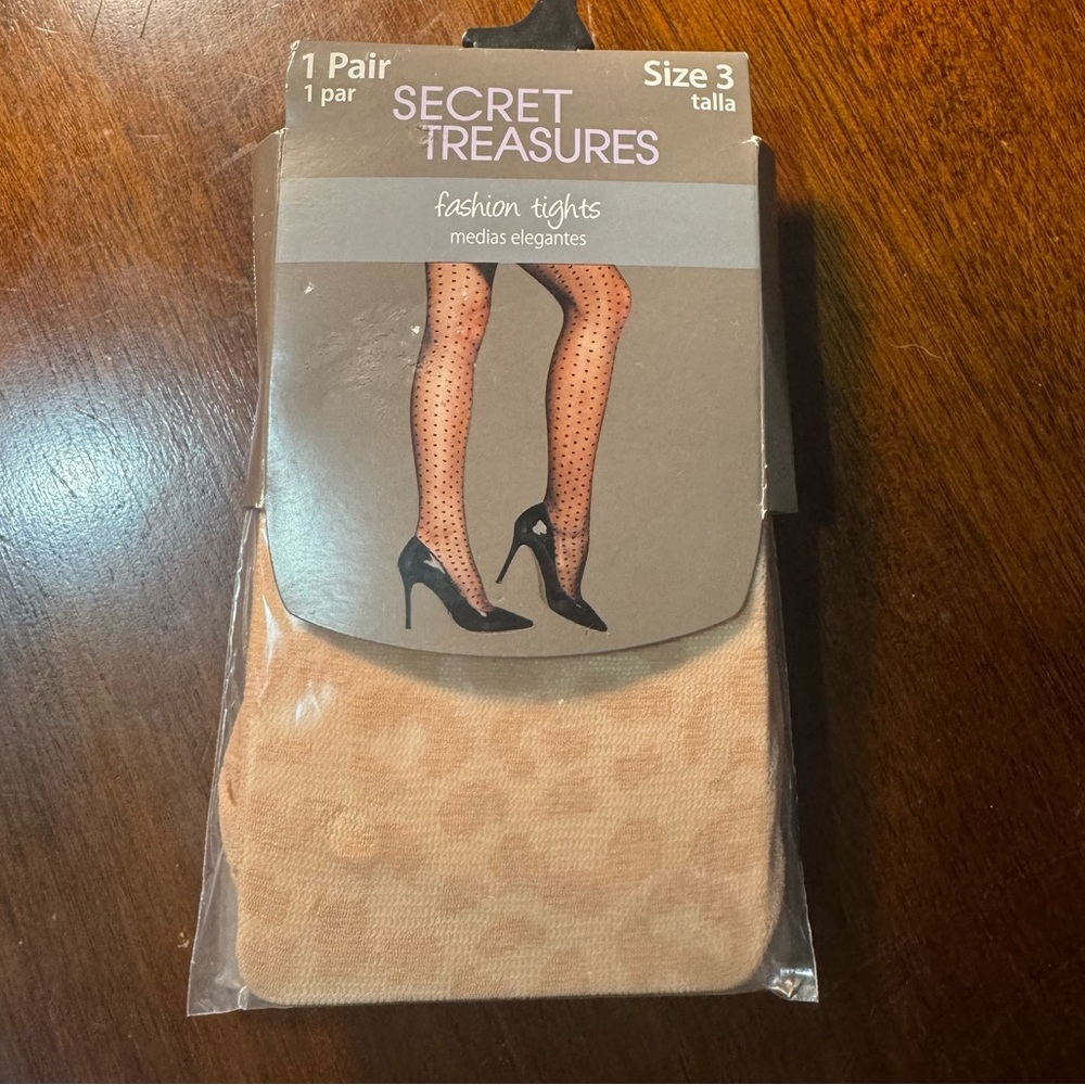 Secret Treasures Fashion Tights - Nude leopard
